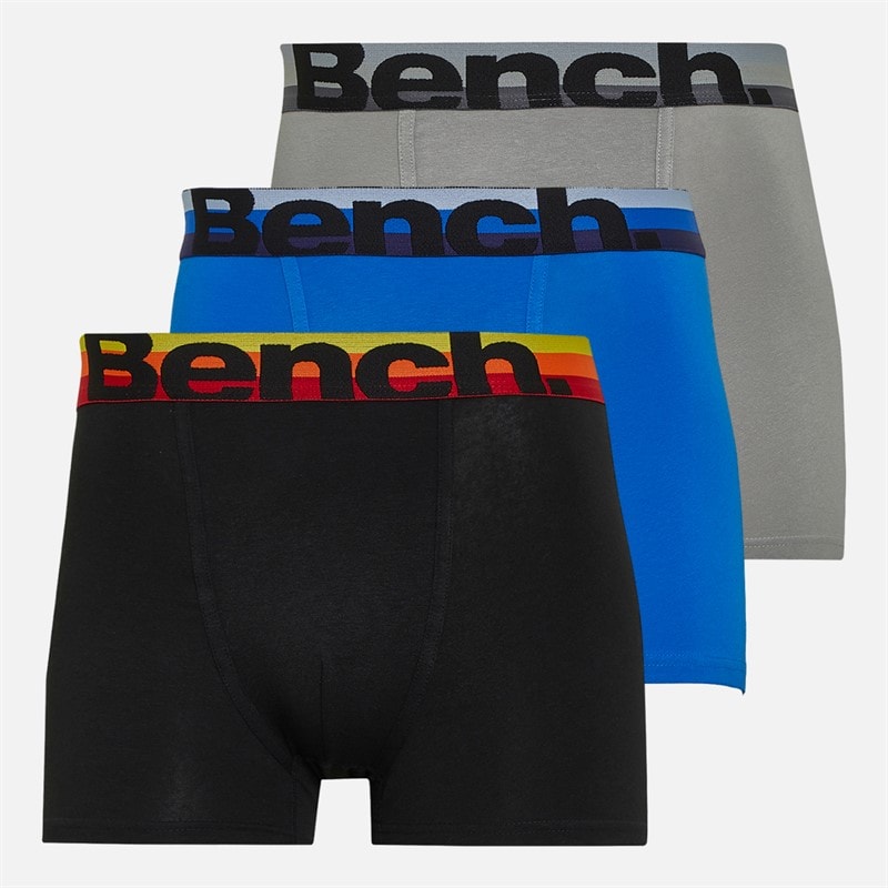 Bench Mens Three Pack Boxer Shorts Multi - Image 1