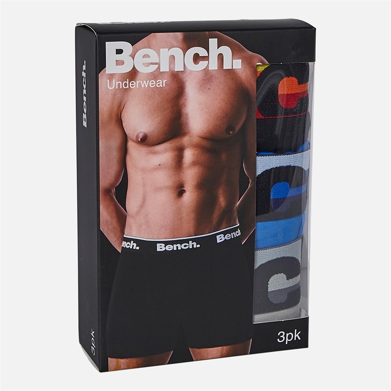 Bench Mens Three Pack Boxer Shorts Multi - Image 2