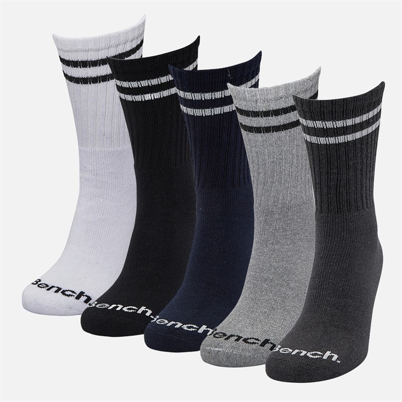 Bench Mens Ten Pack Crew Socks Mixed - Image 2