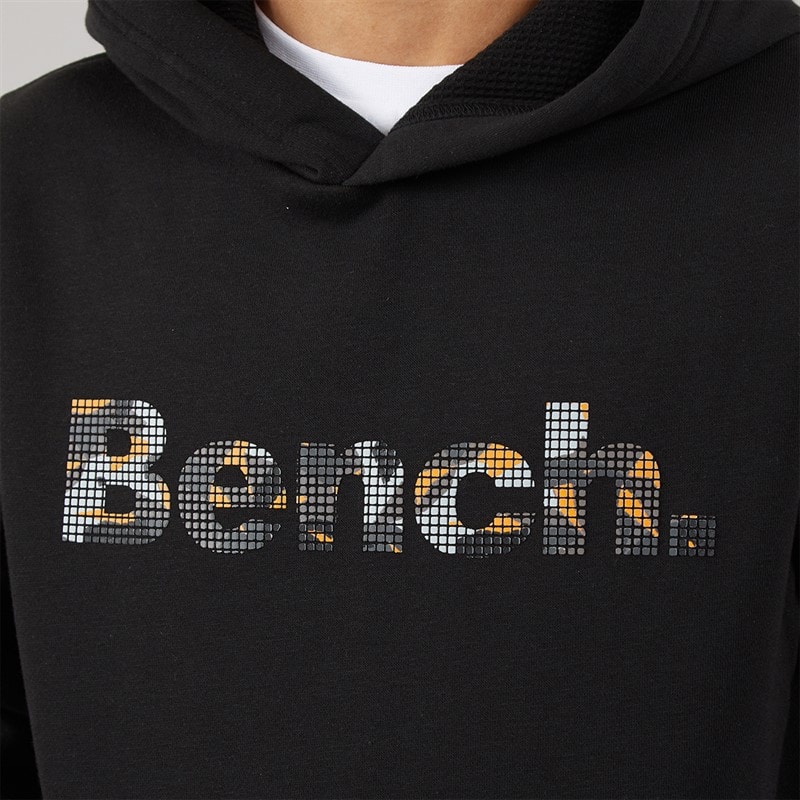 Bench Boys Byster Hoodie And Joggers Tracksuit Black - Image 3