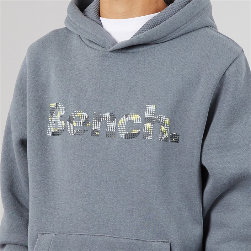 Bench Boys Byster Hoodie And Joggers Tracksuit Steel Grey - Image 3