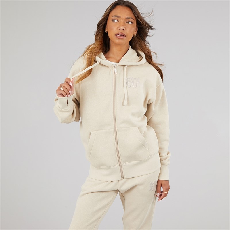 Bench Womens Zelun Tracksuit Dark Chalk - Image 3