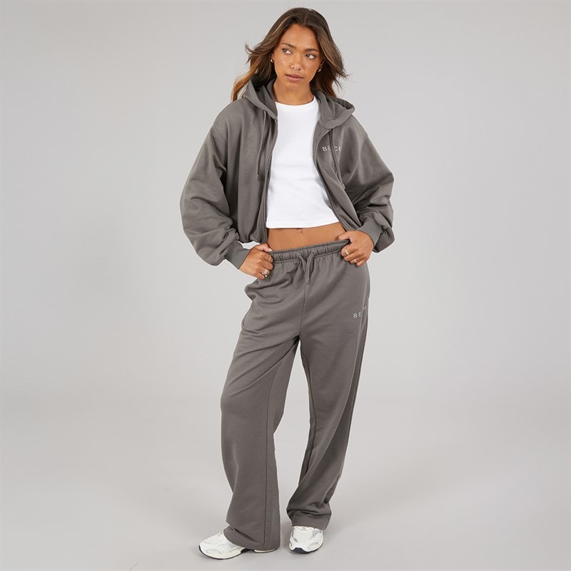 Bench Womens Aelun Tracksuit Charcoal - Image 3