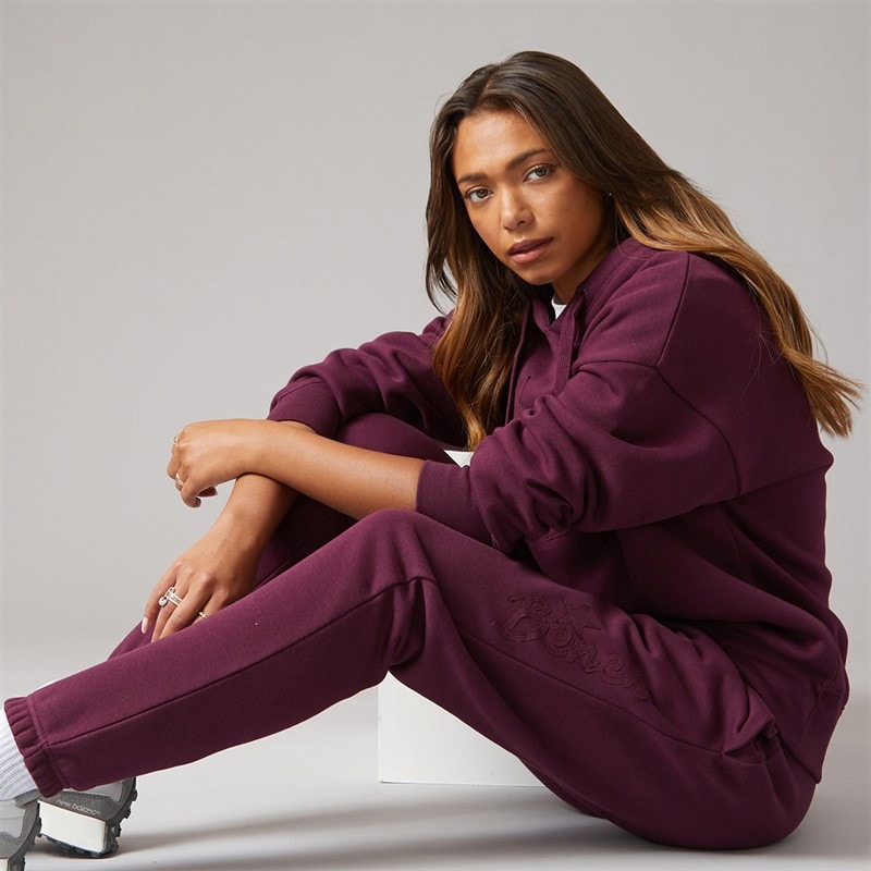Bench Womens Lyara Tracksuit Cherry Lacquer - Image 3