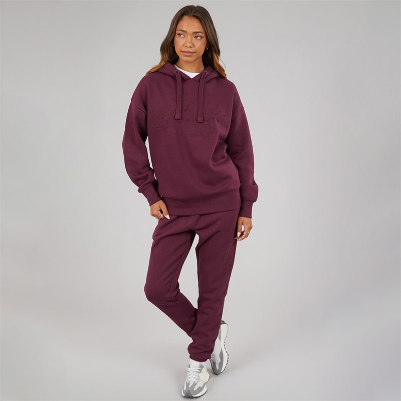 Bench Womens Lyara Tracksuit Cherry Lacquer - Image 4
