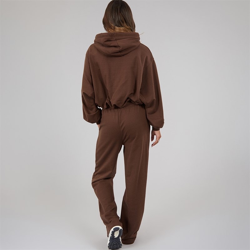Bench Womens Aelun Tracksuit Chocolate - Image 2