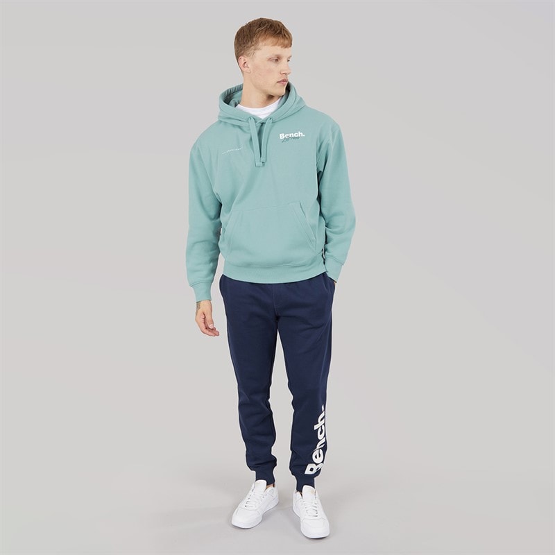 Bench Mens Bardel Oversized Hoodie Powder Blue - Image 4