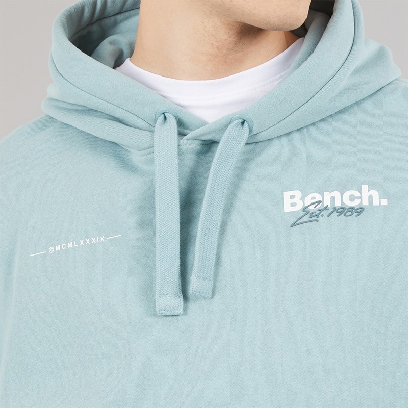 Bench Mens Bardel Oversized Hoodie Powder Blue - Image 5