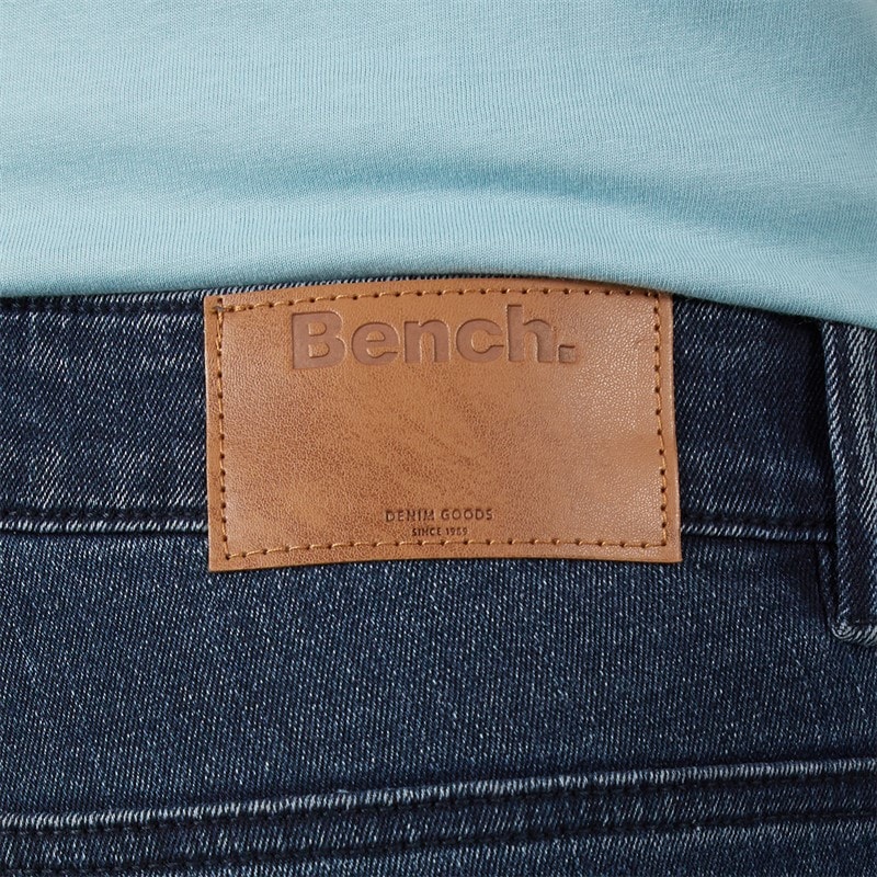 Bench Mens Tedder Slim Jeans Dark Indigo Wash - Image 3