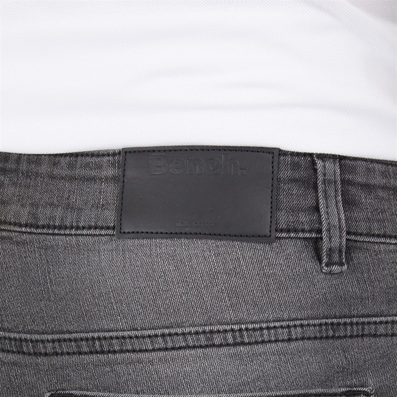 Bench Mens Sivada Skinny Jeans Mid Grey - Image 3