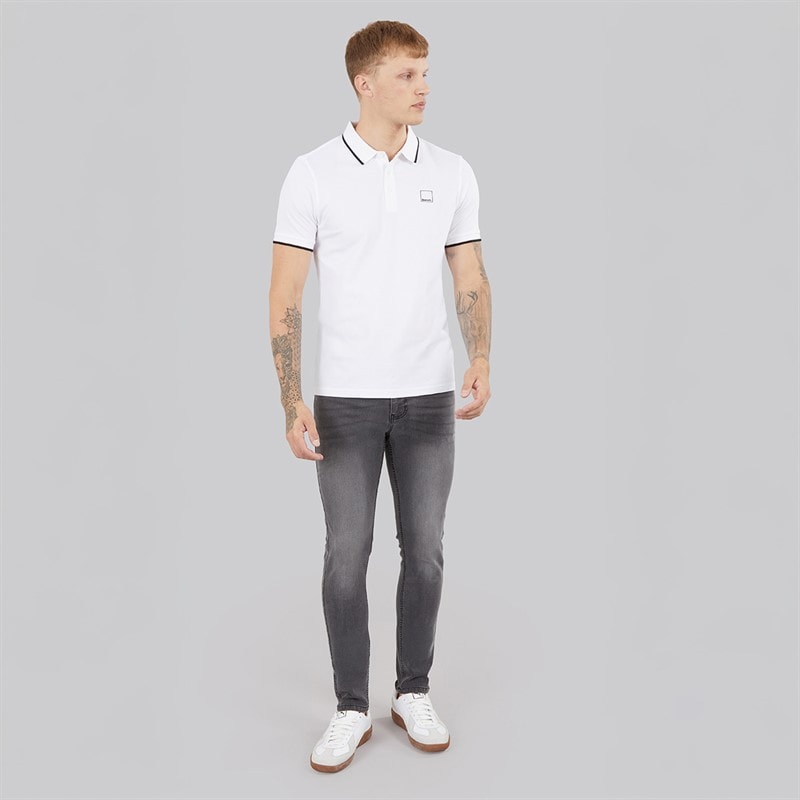 Bench Mens Sivada Skinny Jeans Mid Grey - Image 4