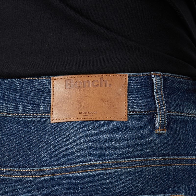 Bench Mens Tedder Slim Jeans Indigo - Image 3