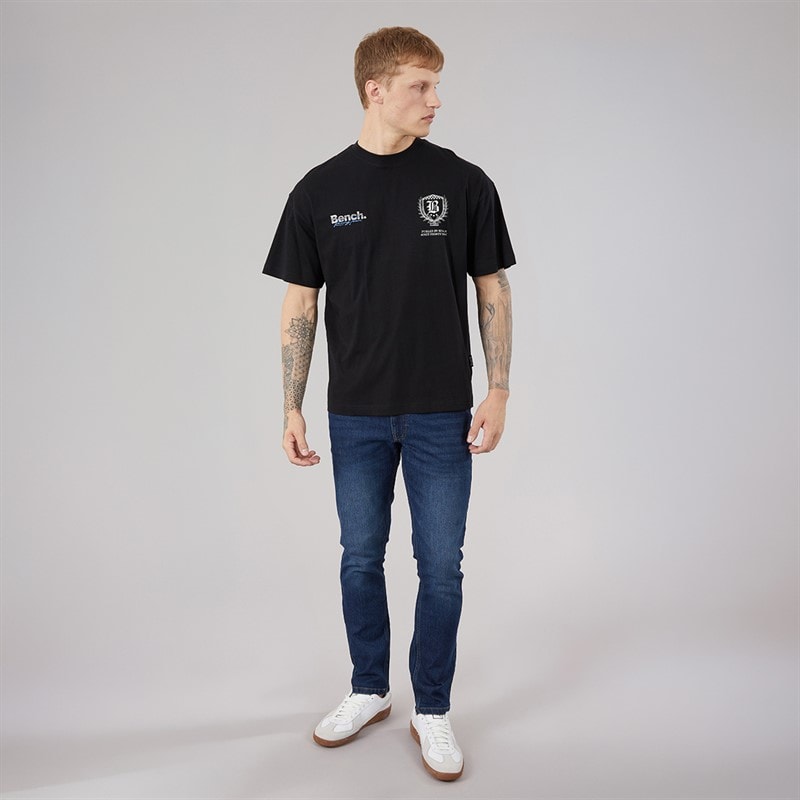 Bench Mens Tedder Slim Jeans Indigo - Image 4
