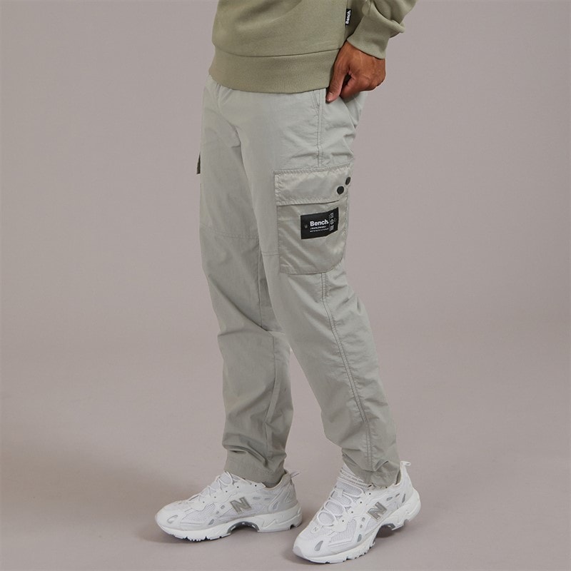 Bench Mens Azarin Utility Cargo Pants Circular Grey