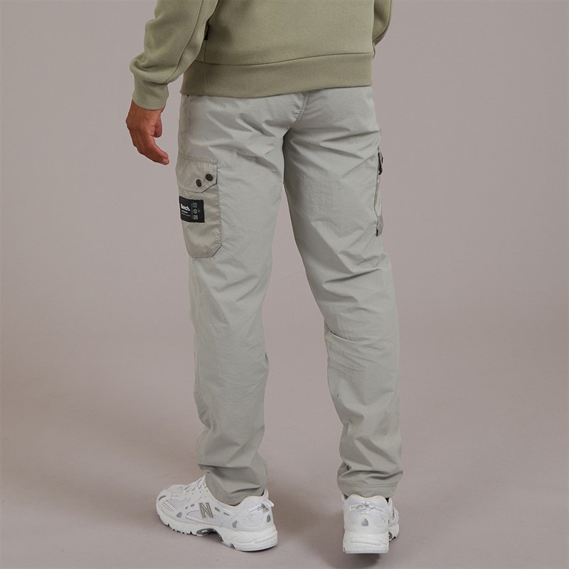 Bench Mens Azarin Utility Cargo Pants Circular Grey - Image 2