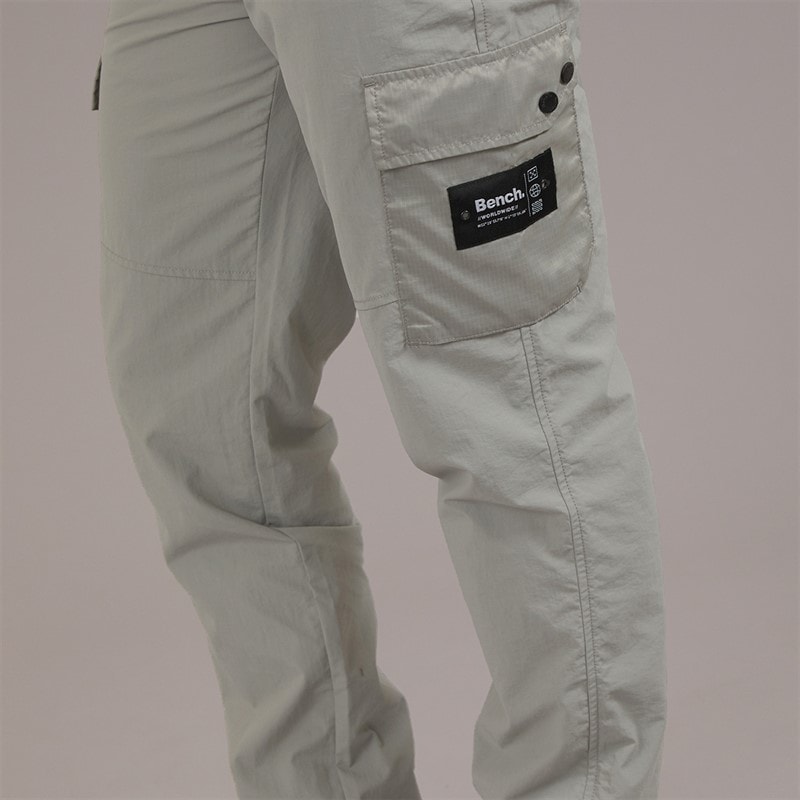 Bench Mens Azarin Utility Cargo Pants Circular Grey - Image 3