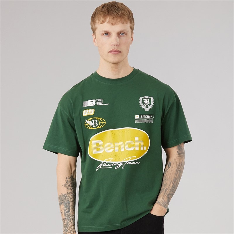 Bench Mens Alvera Oversized T-Shirt Primal Green - Image 1