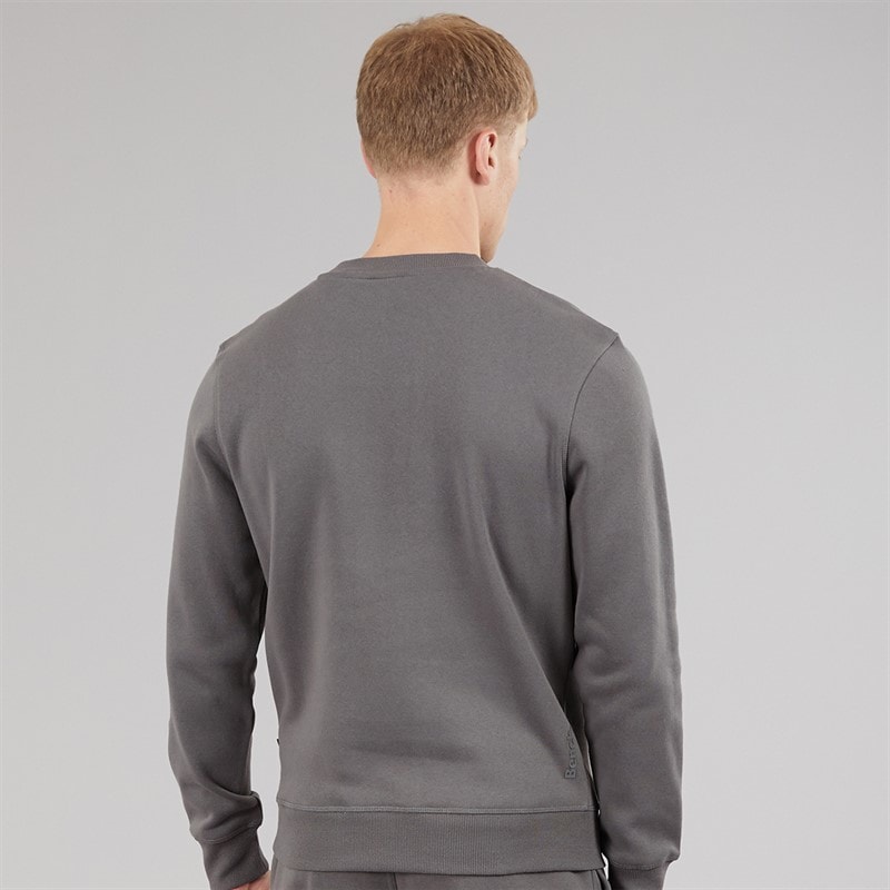 Bench Mens Elado Sweatshirt Steel Grey - Image 2