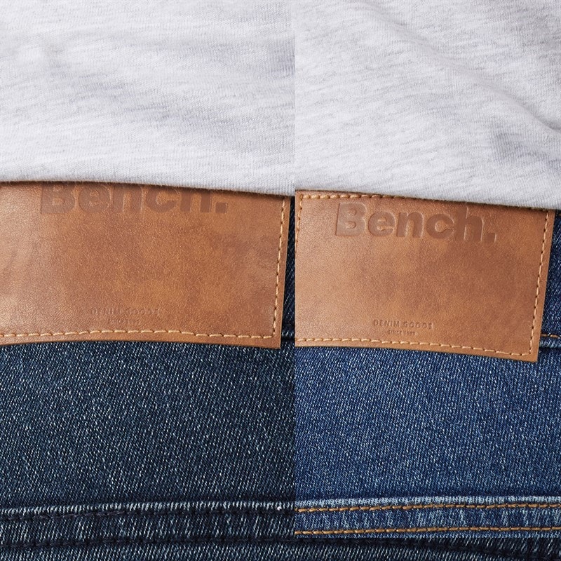 Bench Mens Northenden Two Pack Straight Jeans Dark Indigo Wash/Indigo - Image 3