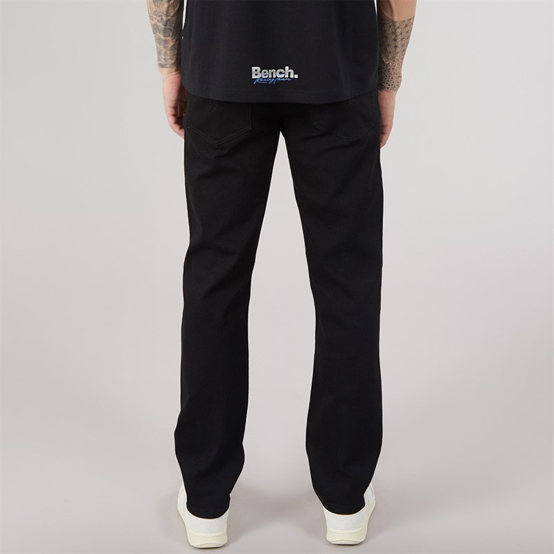Bench Mens Sartus Straight Jeans Black - Image 2