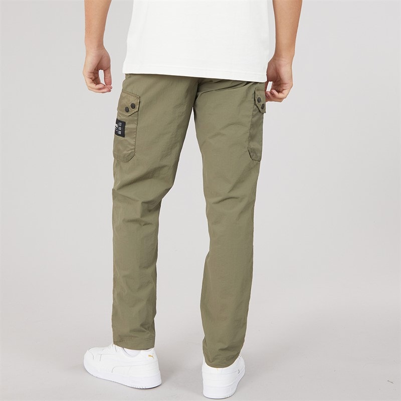 Bench Mens Azarin Utility Cargo Pants Khaki Green - Image 2