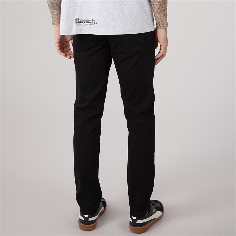 Bench Mens Tedder Slim Jeans Black - Image 2