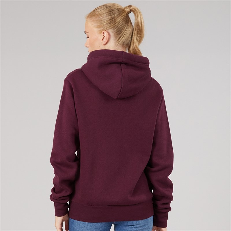 Bench Womens Tealy Overhead Hooded Sweat With Print Cherry Lacquer - Image 2