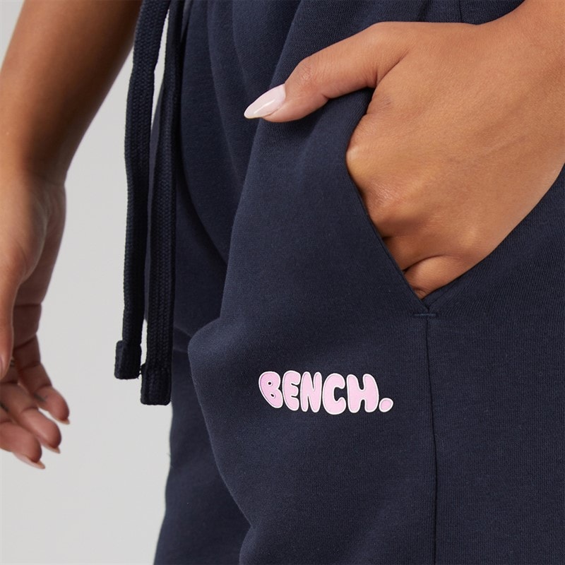 Bench Womens Kora Joggers With Graphic Print Navy - Image 3