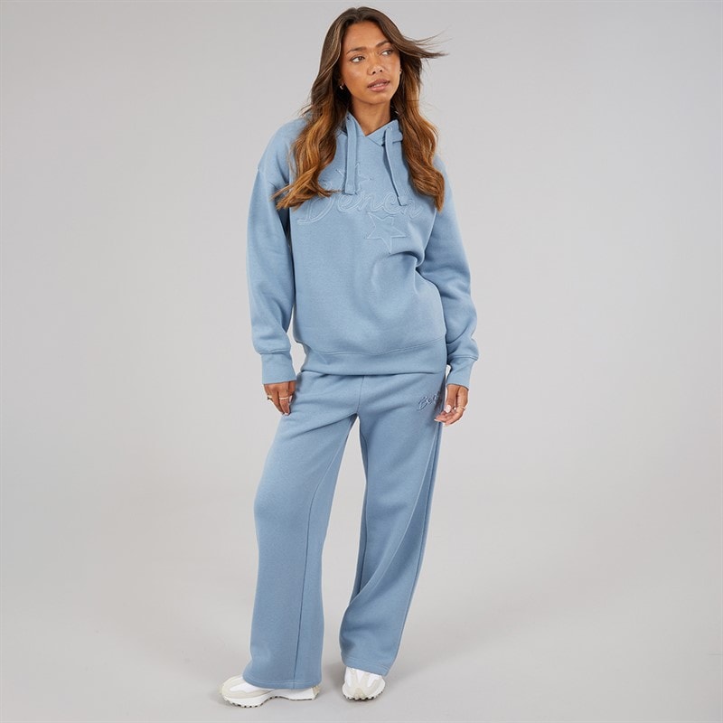 Bench Womens Aradia Wide Leg Joggers Steel Blue - Image 3