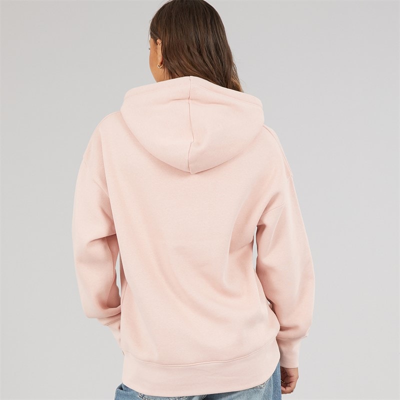 Bench Womens Habbu Oversized Hoodie Light Dusky Pink - Image 2