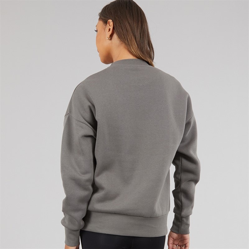 Bench Womens Derma Crew Sweatshirt Charcoal - Image 2
