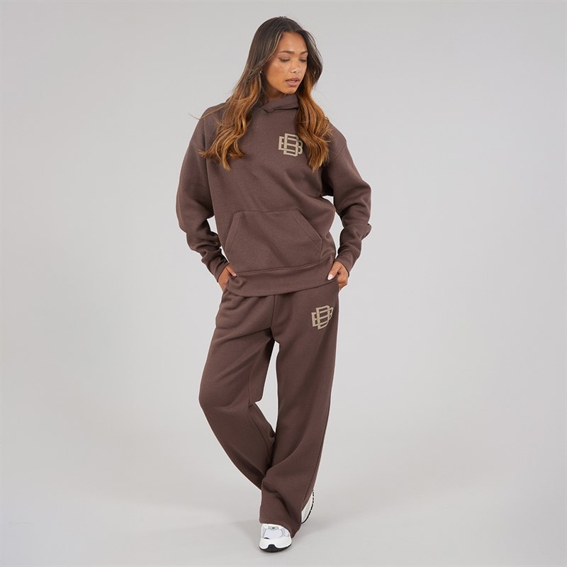 Bench Womens Rietta Oversized Hoodie With Graphic Coffee - Image 4
