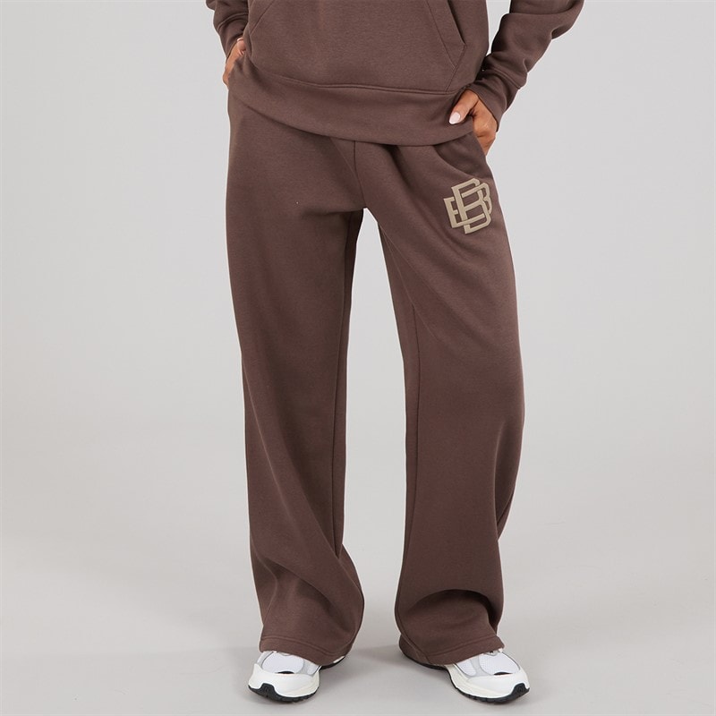Bench Womens Vella Wide Leg Joggers Coffee