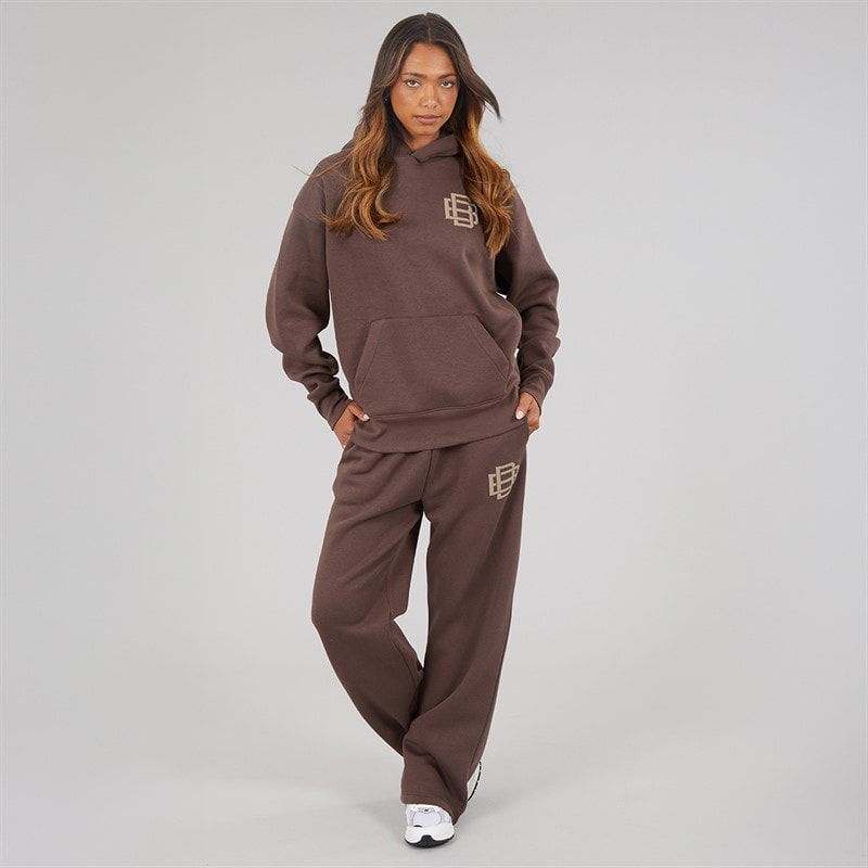 Bench Womens Vella Wide Leg Joggers Coffee - Image 3