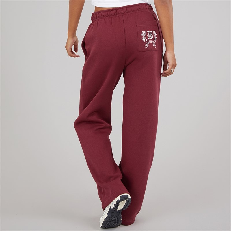 Bench Womens Kyley Wide Leg Joggers Cordovan - Image 2