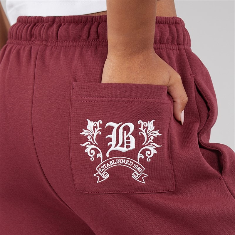 Bench Womens Kyley Wide Leg Joggers Cordovan - Image 3