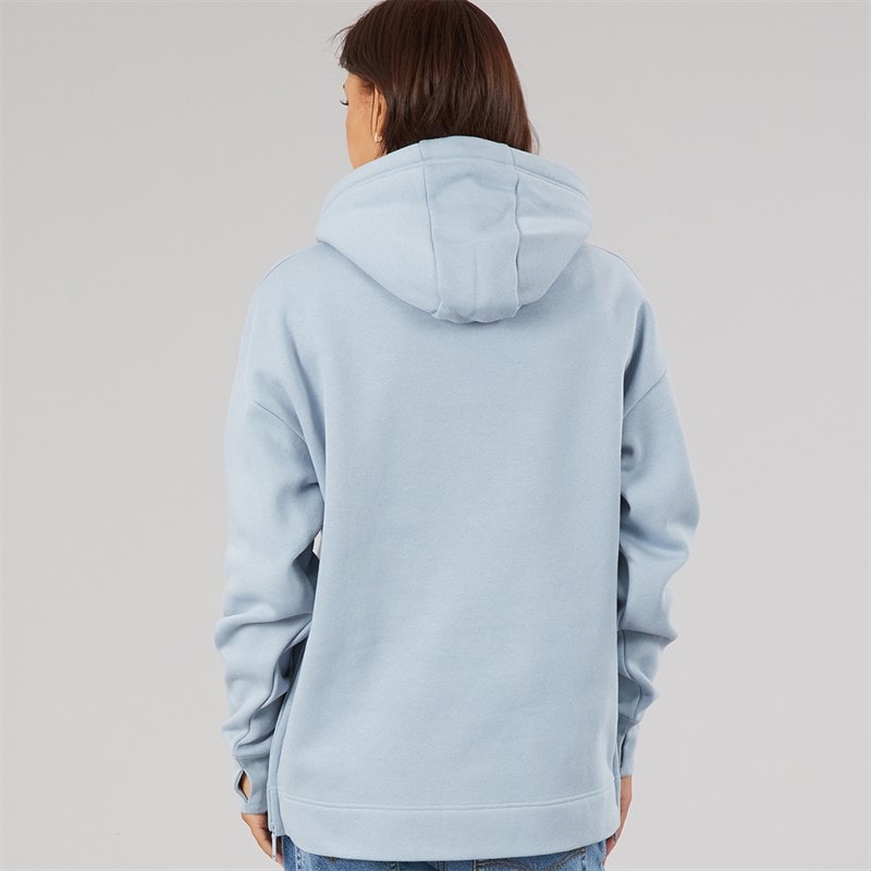 Bench Womens Osta Loose Fit Hoodie Dusky Blue - Image 2