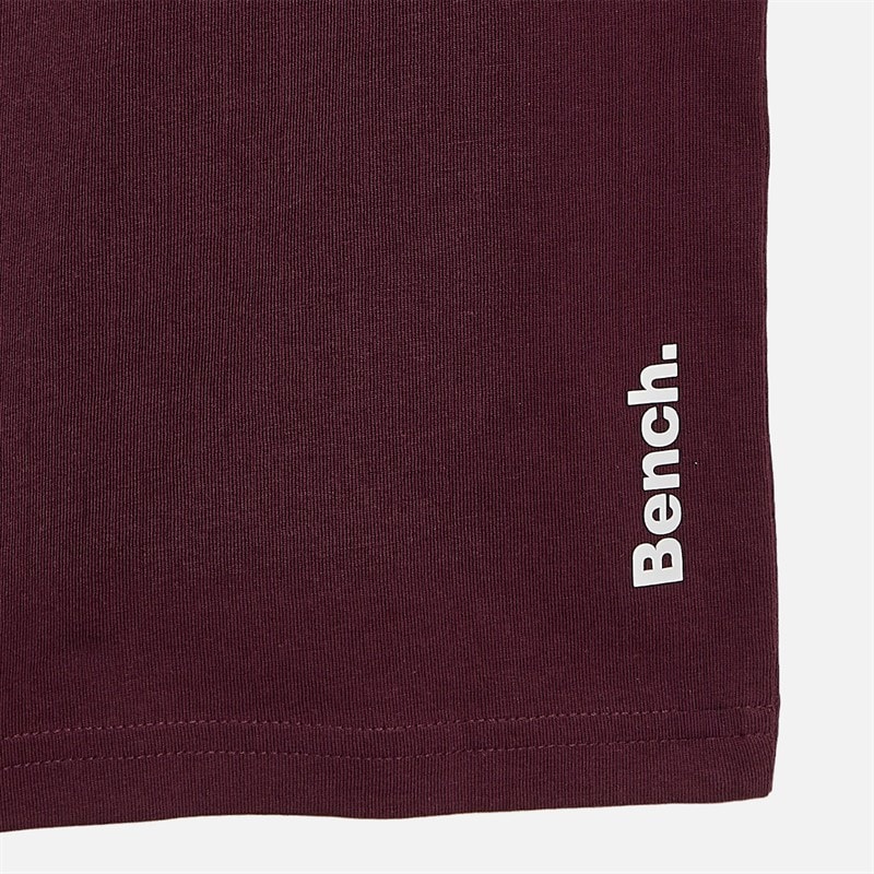 Bench Boys Barberi Five Pack T-Shirts Deep Burgundy/Black/White/Navy/Circular Grey - Image 2
