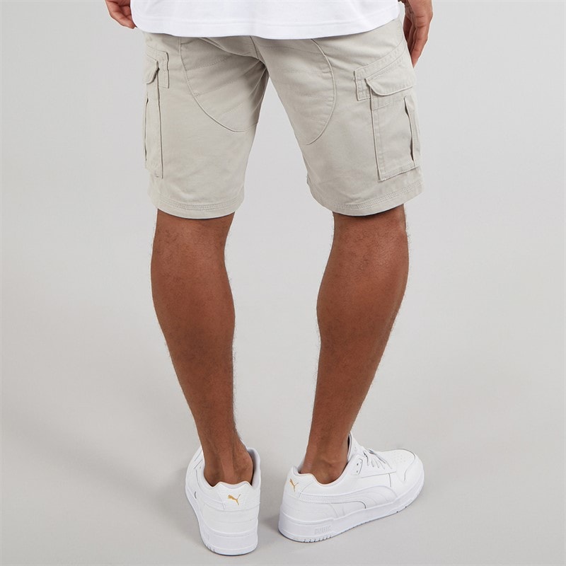 Bench Mens Noahs 2 Cargo Shorts Greige - Image 2