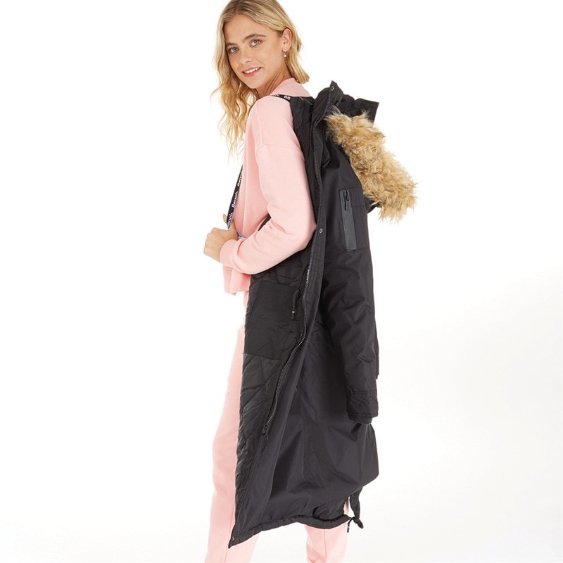 Bench Womens Skylar Parka Coat Black - Image 4