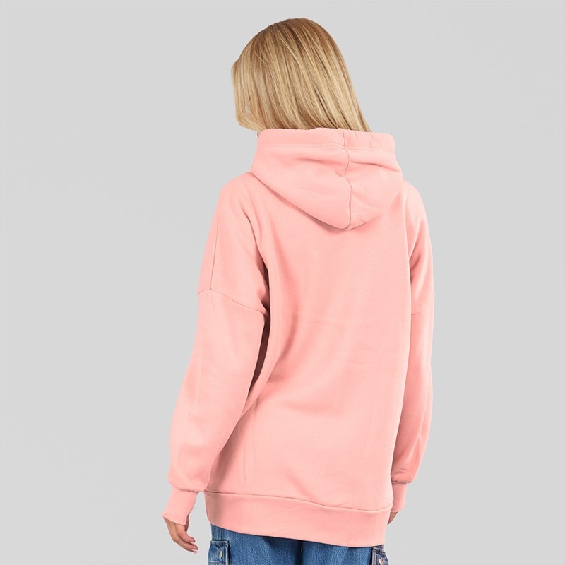Bench Womens Trademark Oversized Hoodie Pale Pink - Image 2