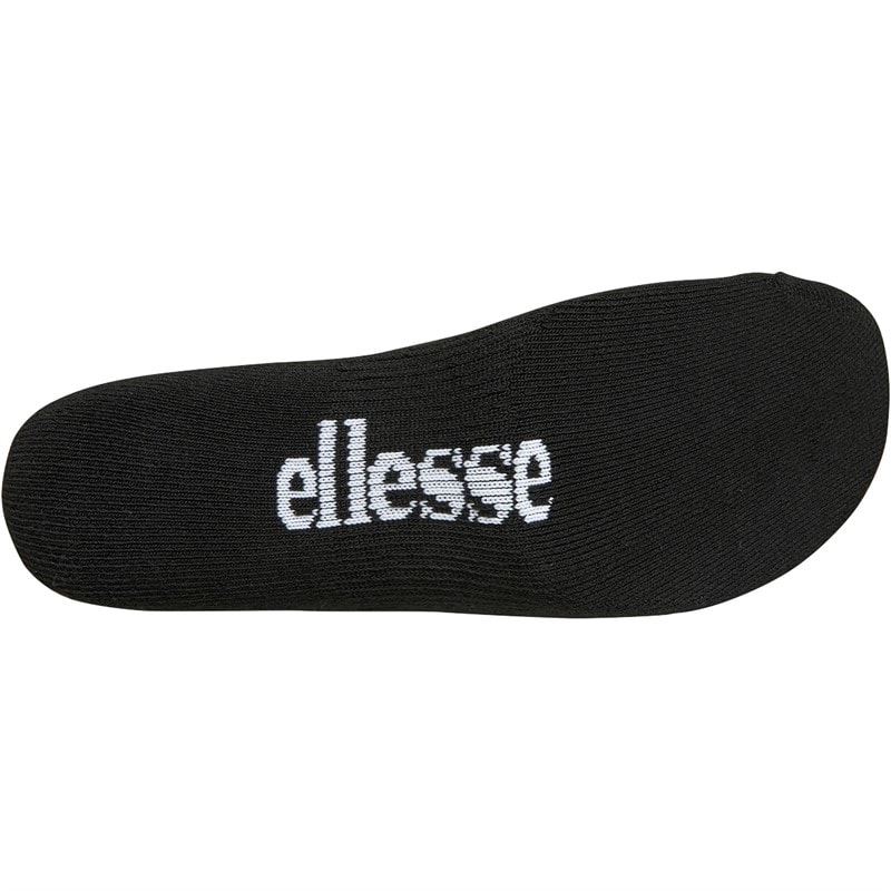 Ellesse Three Pack No Show Socks Black - Image 2