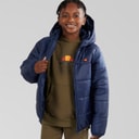 Ellesse Junior Boys Vinchenzo Hooded Padded Jacket Navy