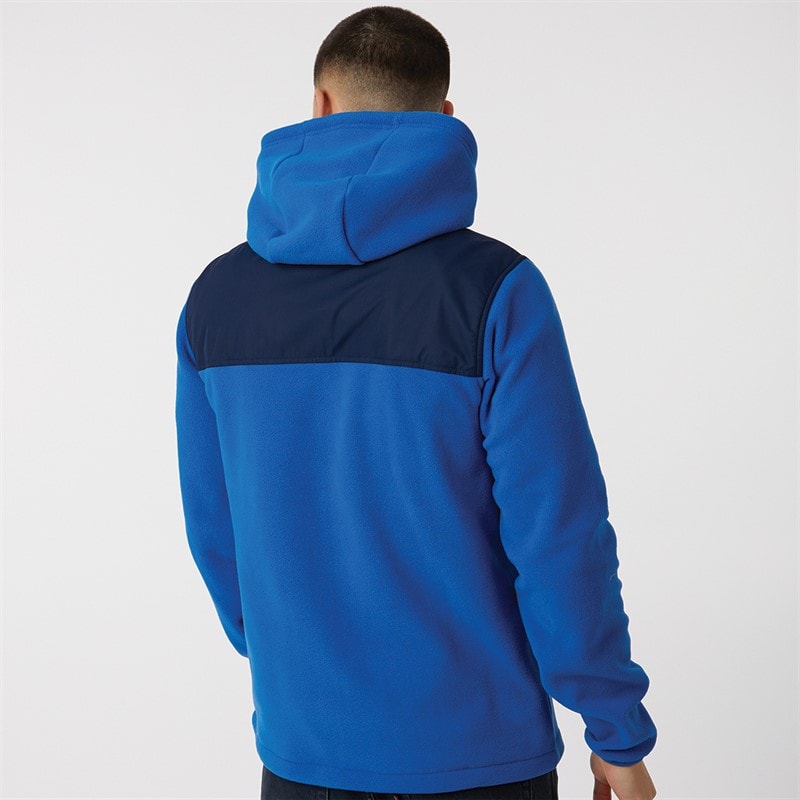Ellesse Mens Drago Hooded Fleece Jacket Blue - Image 2