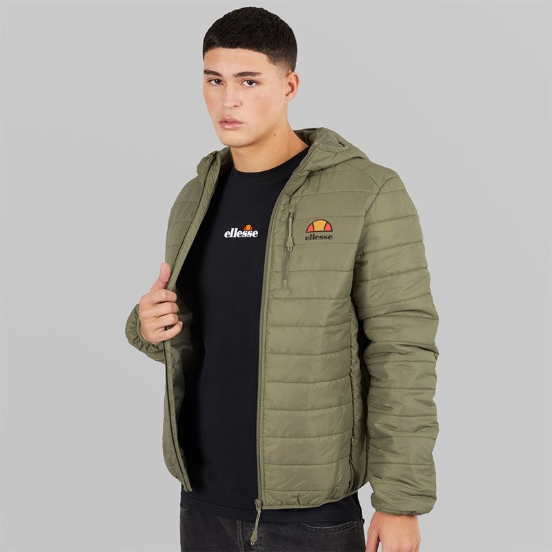 Ellesse Mens Corricella Padded Jacket Khaki