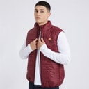 Ellesse Mens Portina Gilet Burgundy