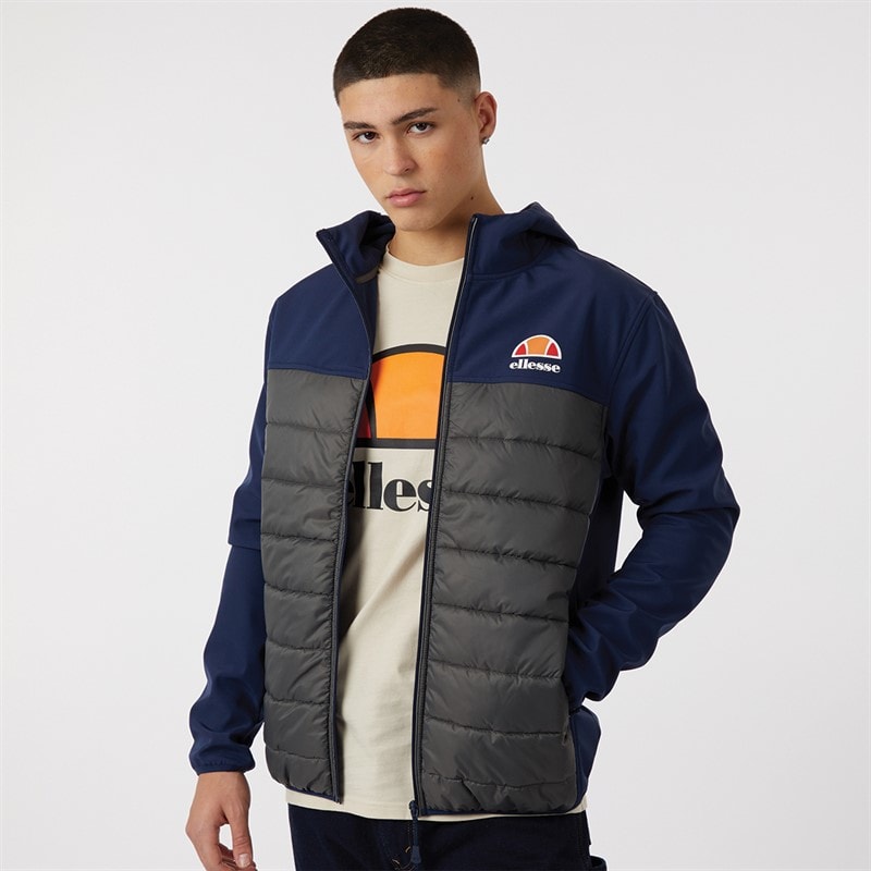 Ellesse Mens Timmari Hybrid Jacket Navy
