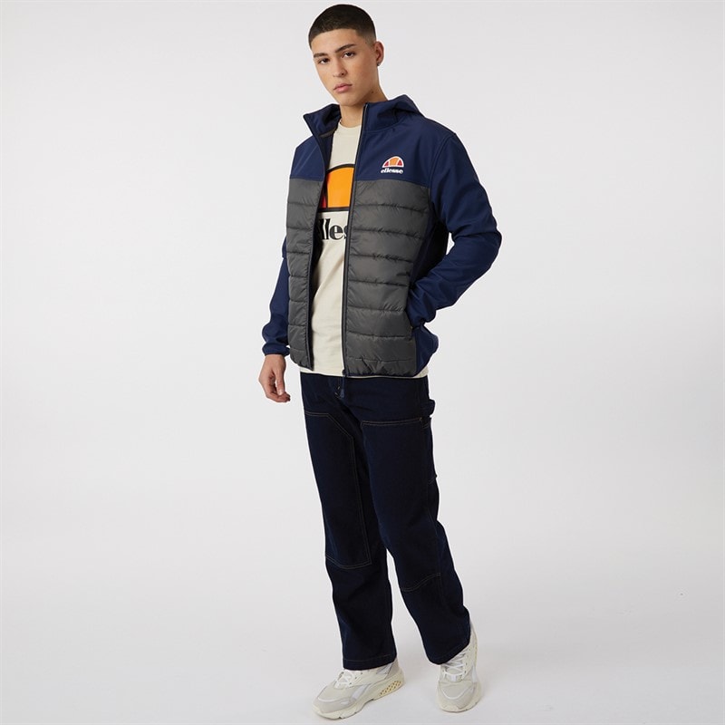 Ellesse Mens Timmari Hybrid Jacket Navy - Image 4