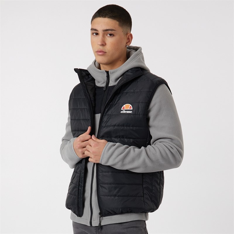 Ellesse Mens Portina Gilet Black