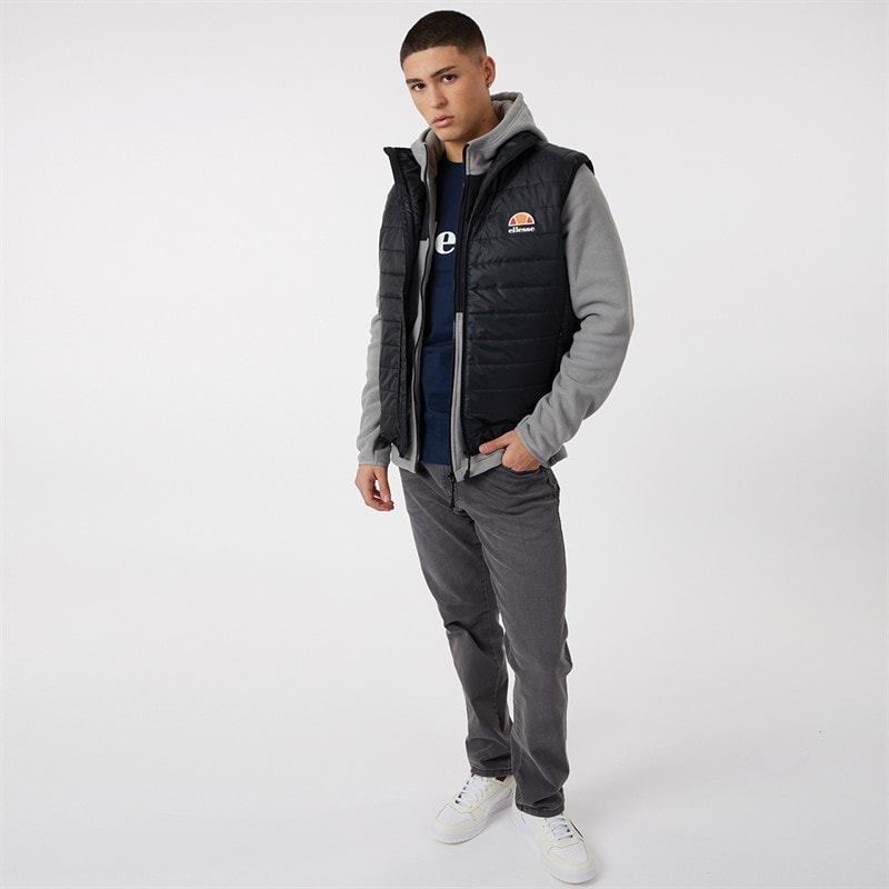 Ellesse Mens Portina Gilet Black - Image 4
